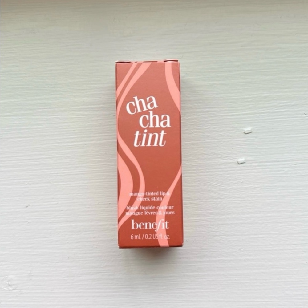 New Full Size Benefit Cosmetics Lips and Cheeks Cha Cha Tint